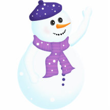 Ornement heureux de vacances de bonhomme de neige photo sculpture