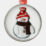 Ornement mignon de bonhomme de neige de Noël