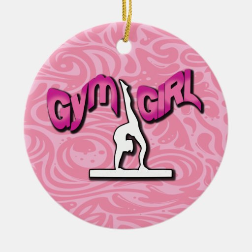 Ornement mignon de gymnastique