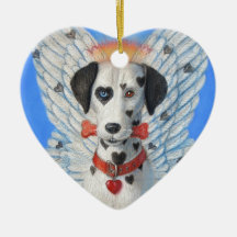 Ornement mignon de Noël de coeur d'art d'ange de c