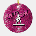 Ornement mignon de ROSE d'ÉTINCELLE de gymnastique