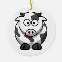 Ornement mignon de vache