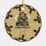 Ornement patriotique d'ange de Noël