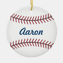 Ornement personnalisé de base-ball