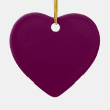 Ornement rose de coeur de prune de coiffure style 