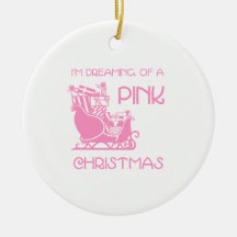 Ornement rose de Noël