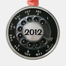 Ornement rotatoire de cadran de téléphone