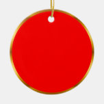 Ornement rouge de Noël