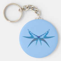 Ornement tribal alien porte-clef
