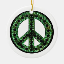 Ornement vert de paix