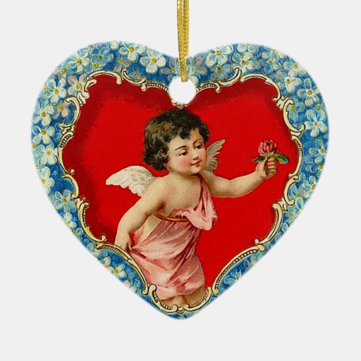 Ornement victorien de cupidon