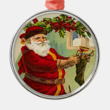 Ornement victorien du père noël