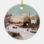 Ornement vintage de réveillon de Noël