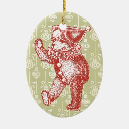 Ornement vintage d'ours de nounours