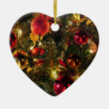 Ornements de coeur de Noël