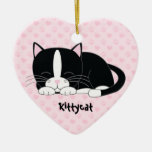 Ornements faits sur commande somnolents de Kitty {