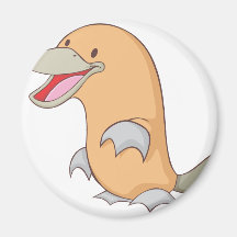 Ornithorynque heureux aimant pour réfrigérateur