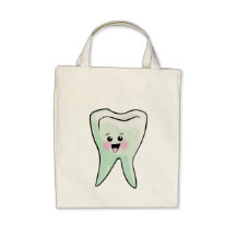 Orthodontiste d'hygiéniste dentaire de dentiste sac en toile