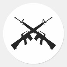 Os croisés M16 Autocollants
