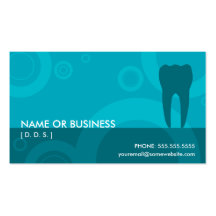 OS de dentiste Modèles De Cartes De Visite