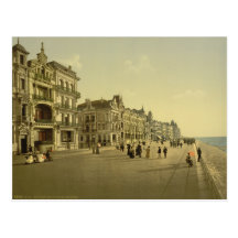 Ostende - le remblai cartes postales