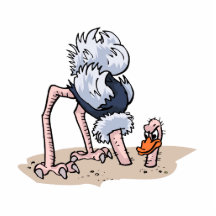 Otto von Ostrich Découpages En Acrylique