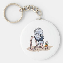 Otto von Ostrich Porte-clefs