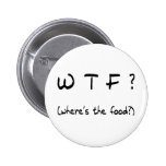 Où est la nourriture ? badges avec agrafe