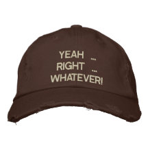 Ouais juste celui qui ait brodé le chapeau casquette brodée
