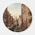 Oudezijds Kolk Amsterdam Aimants Pour Réfrigérateur