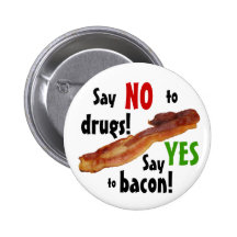 Oui au lard ! Bouton Badge