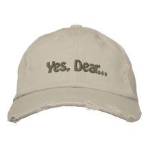 Oui, cher… casquettes brodées