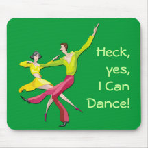 Oui je peux danser Mousepad Tapis De Souris