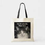 "Oui, je suis adorable. Veuillez laisser" le chat  Sacs