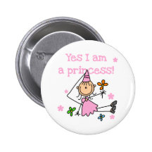 Oui je suis une princesse badge