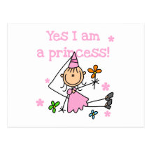 Oui je suis une princesse carte postale