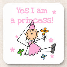 Oui je suis une princesse dessous-de-verre