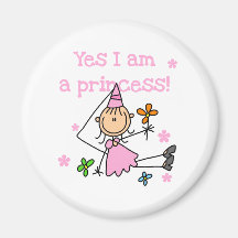 Oui je suis une princesse aimant pour réfrigérateur