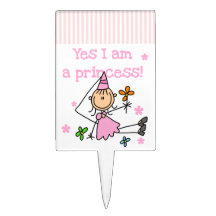 Oui je suis une princesse piques à gâteaux