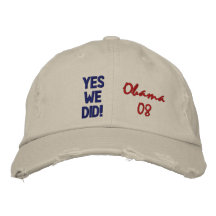 OUI NOUS AVONS FAIT ! Obama 08 Casquette De Baseball Brodée