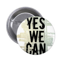 OUI NOUS POUVONS bouton de bckgrnd de concrt Badges Avec Agrafe
