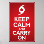 Ouragan Sandy - gardez le calme et continuez Posters