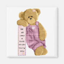 Ours affectueux tendre magnets pour réfrigérateur