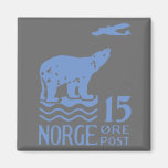 Ours blanc 1925 norvégien magnets