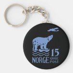 Ours blanc 1925 norvégien porte-clés