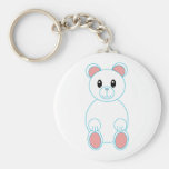 Ours blanc Keychain Porte-clef