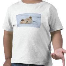 ours blanc, maritimus d'Ursus, petit animal roulan T-shirt
