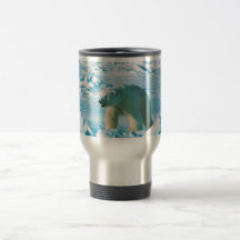 Ours blanc tasse à café