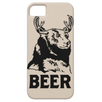 Ours + Cerfs communs = bière coques case-mate