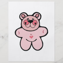 ours checkered rose mignon prospectus avec motif